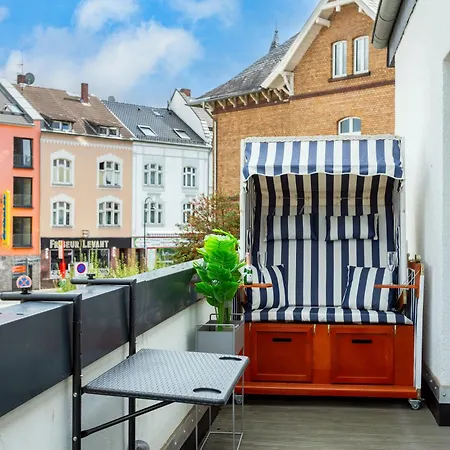 Level22! Viel Platz, 2 Balkone Mit Strandkorb * Leverkusen